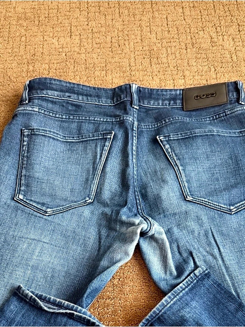 BOSS Maine Regular Fit Blue Jeans